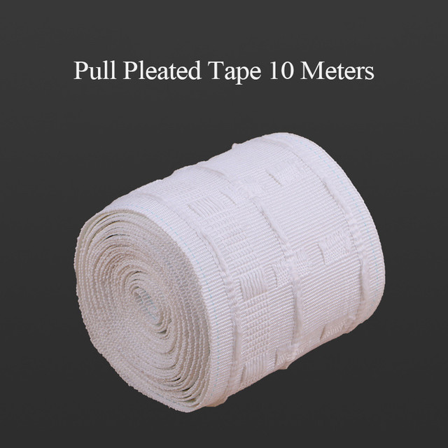 Pull Pleated Tape 10 Meters of Curtain Heading Grommet Top Tape